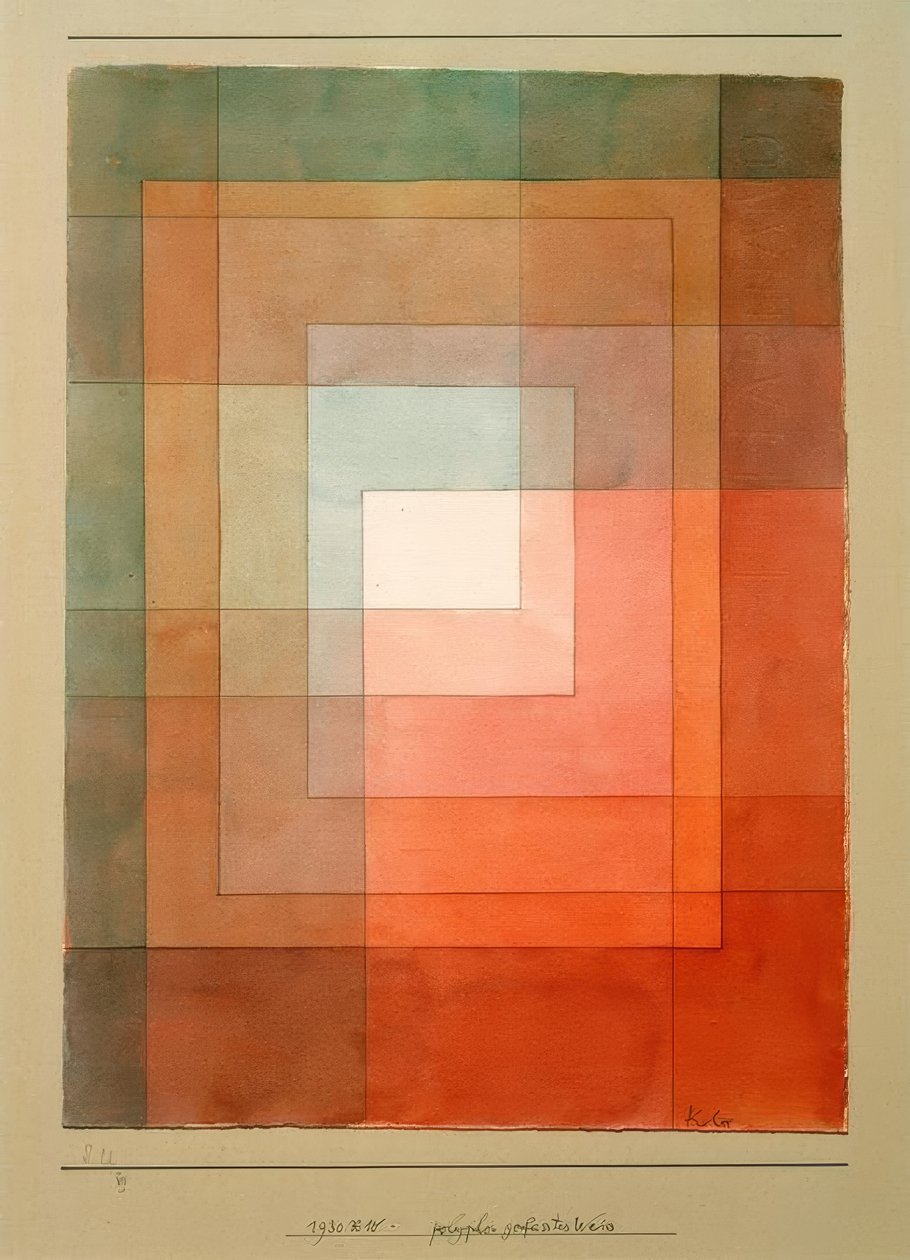 polyfonisk vit av Paul Klee