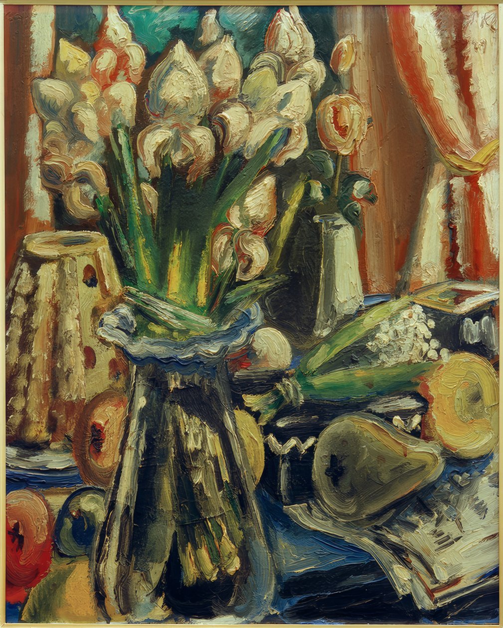Stilleben med en bukett iris av Paul Kleinschmidt