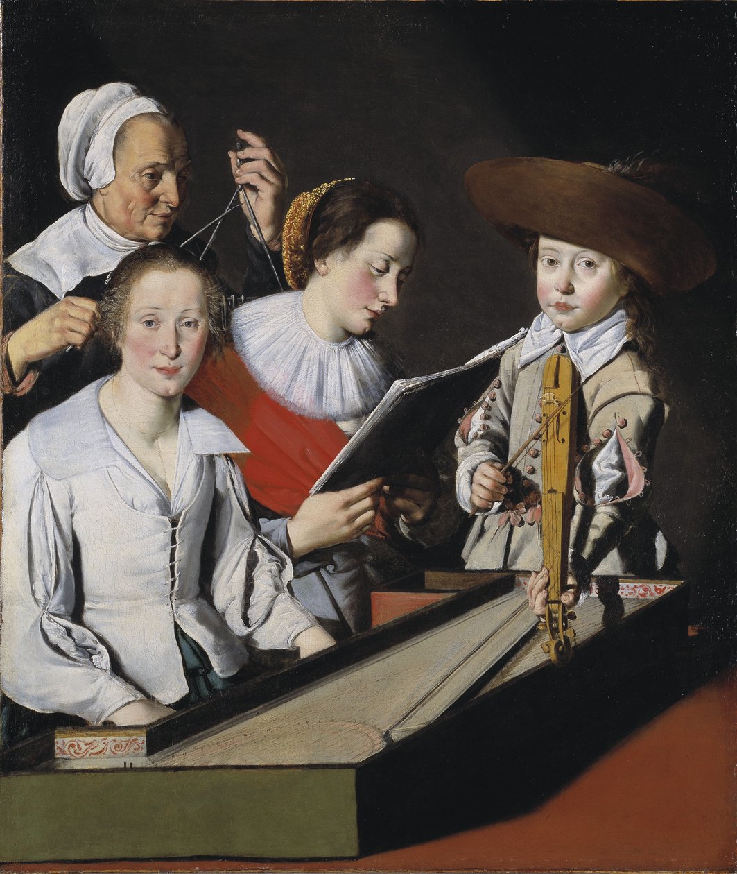 A Musical Party (olja på duk) av Paul La Tarte