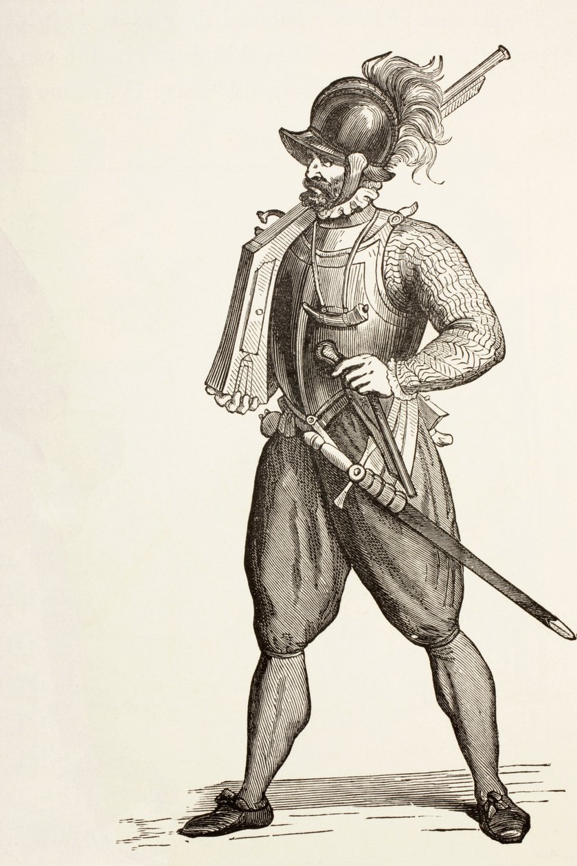Arquebusier från 1500-talet. av Paul Lacroix