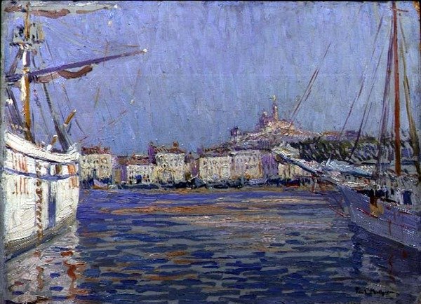 Gamla hamnen, Marseille av Paul Mathieu