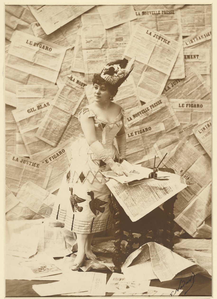 [Mlle Beaumaine, Théâtre des Variétés] av Paul Nadar