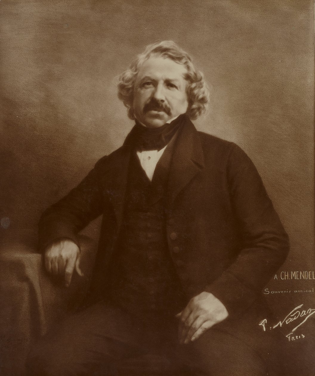 [Porträtt av Daguerre] av Paul Nadar