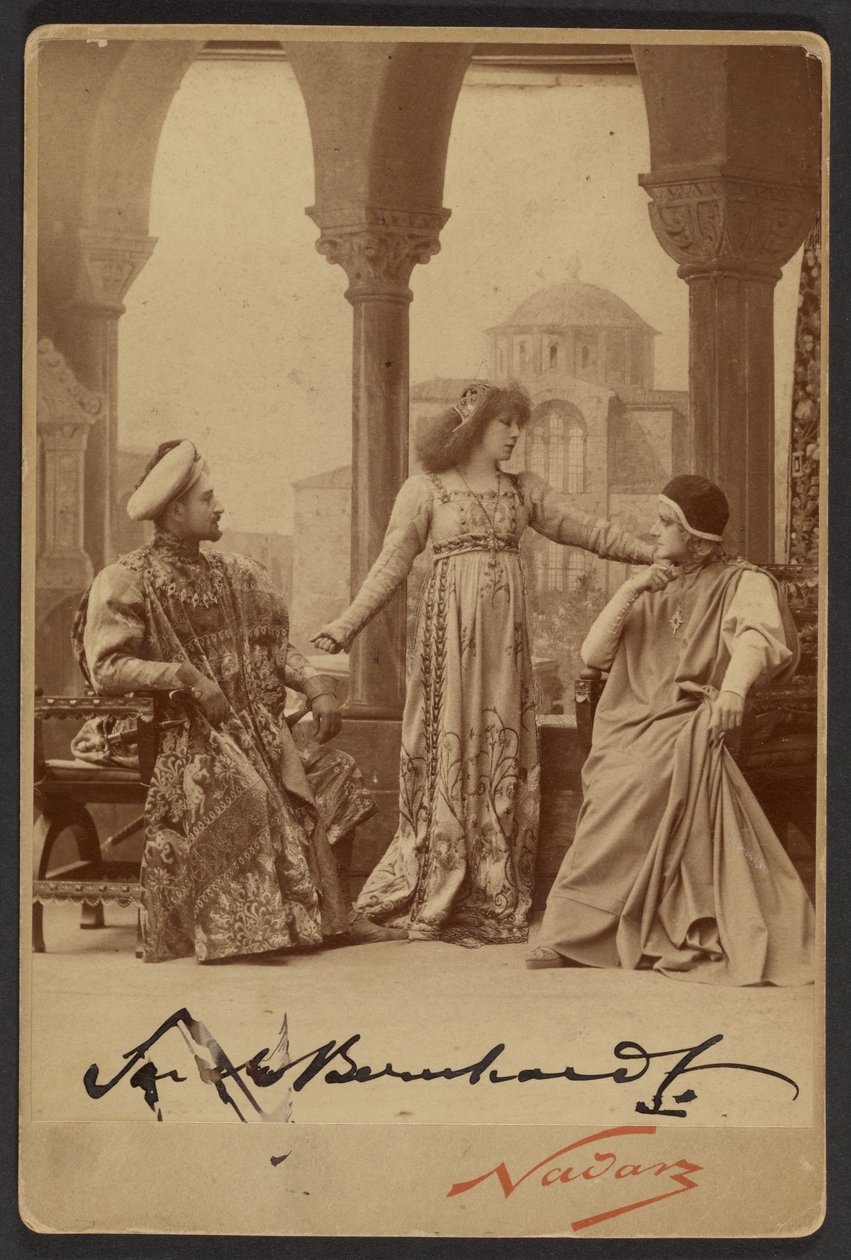 [Sarah Bernhardt som Gismonda] av Paul Nadar