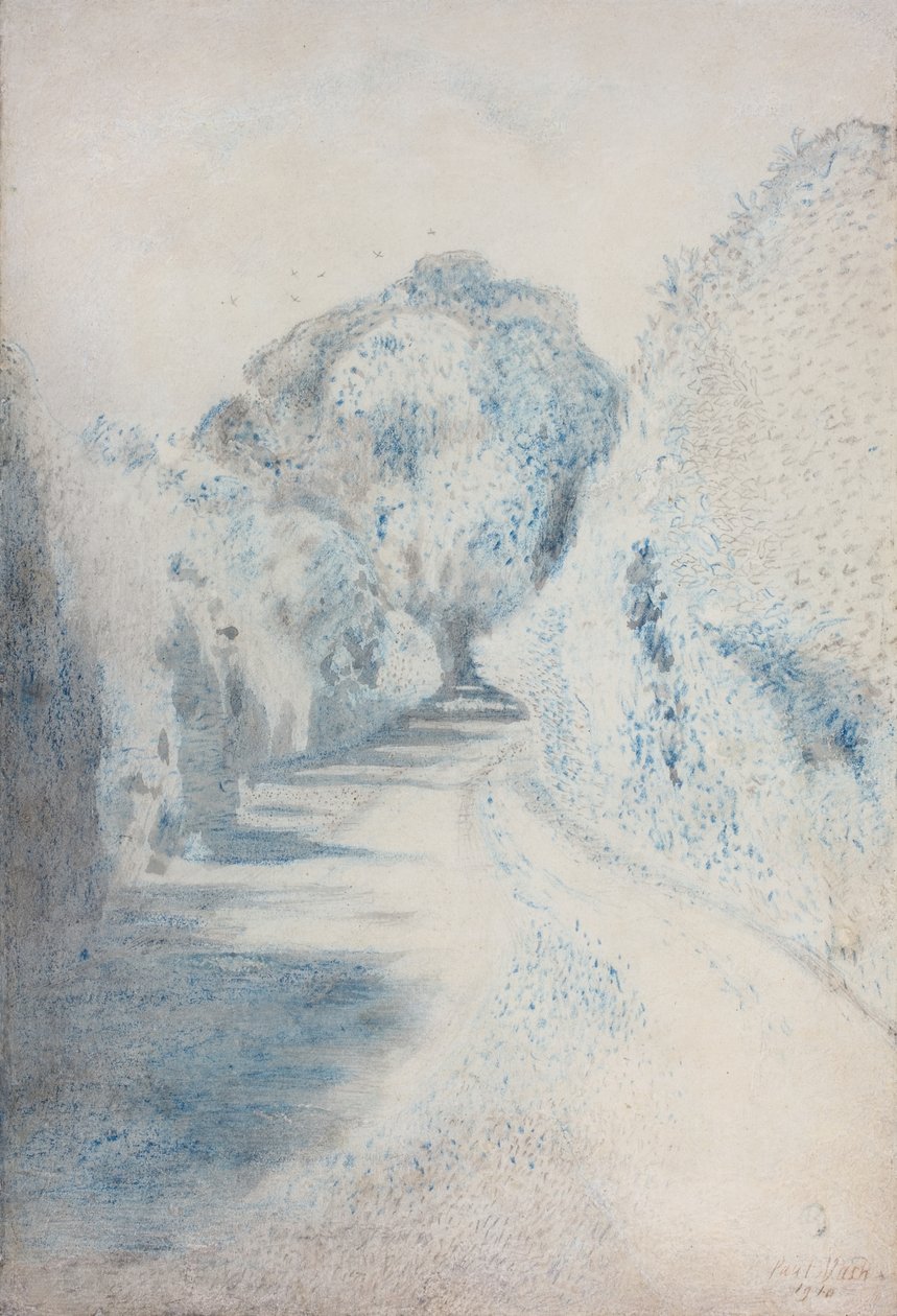 En bana i blått av Paul Nash