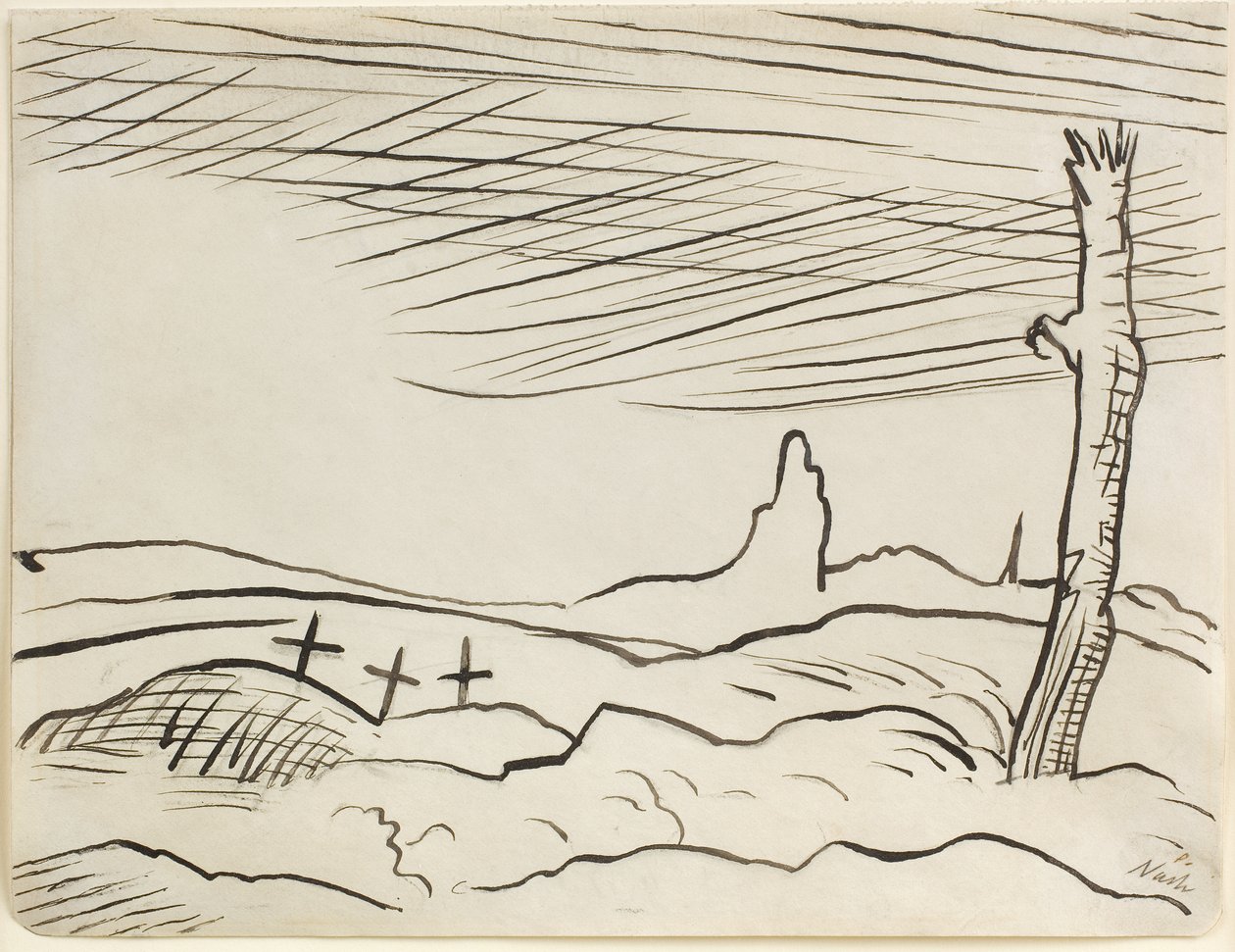Slagfältet av Paul Nash