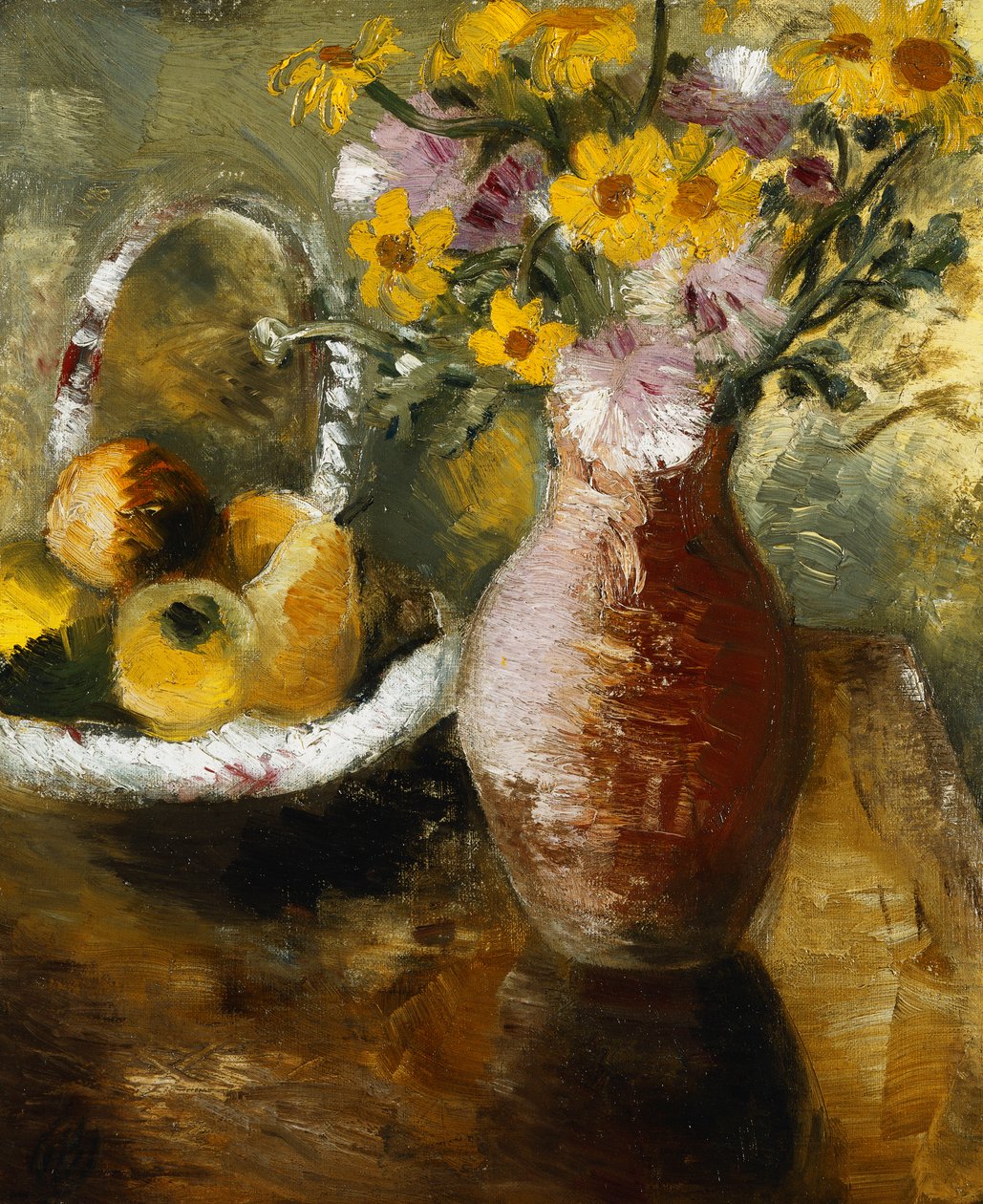 Sommarblommor i en vas av Paul Nash