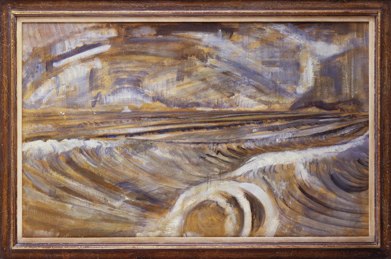Waves at Dymchurch, ca 1920-21 (olja på duk) av Paul Nash