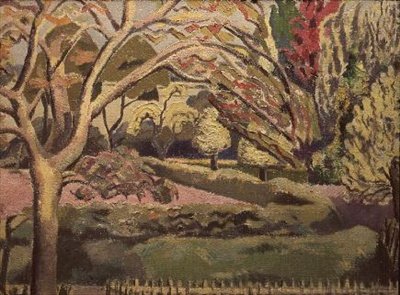 Vita lövträdgårdar av Paul Nash