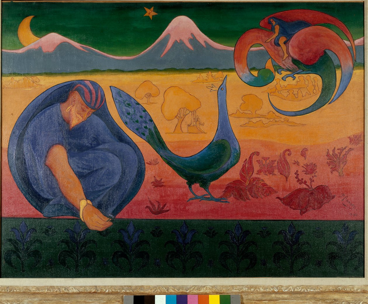 Nabis landskap (målning av Paul Elie Ranson