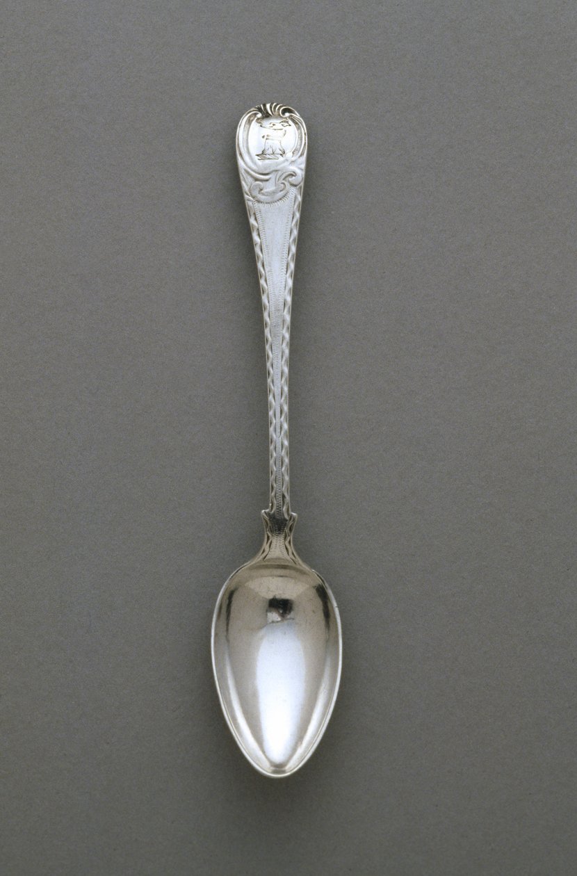 Tesked, c. 1765-1790 (silver) av Paul Revere