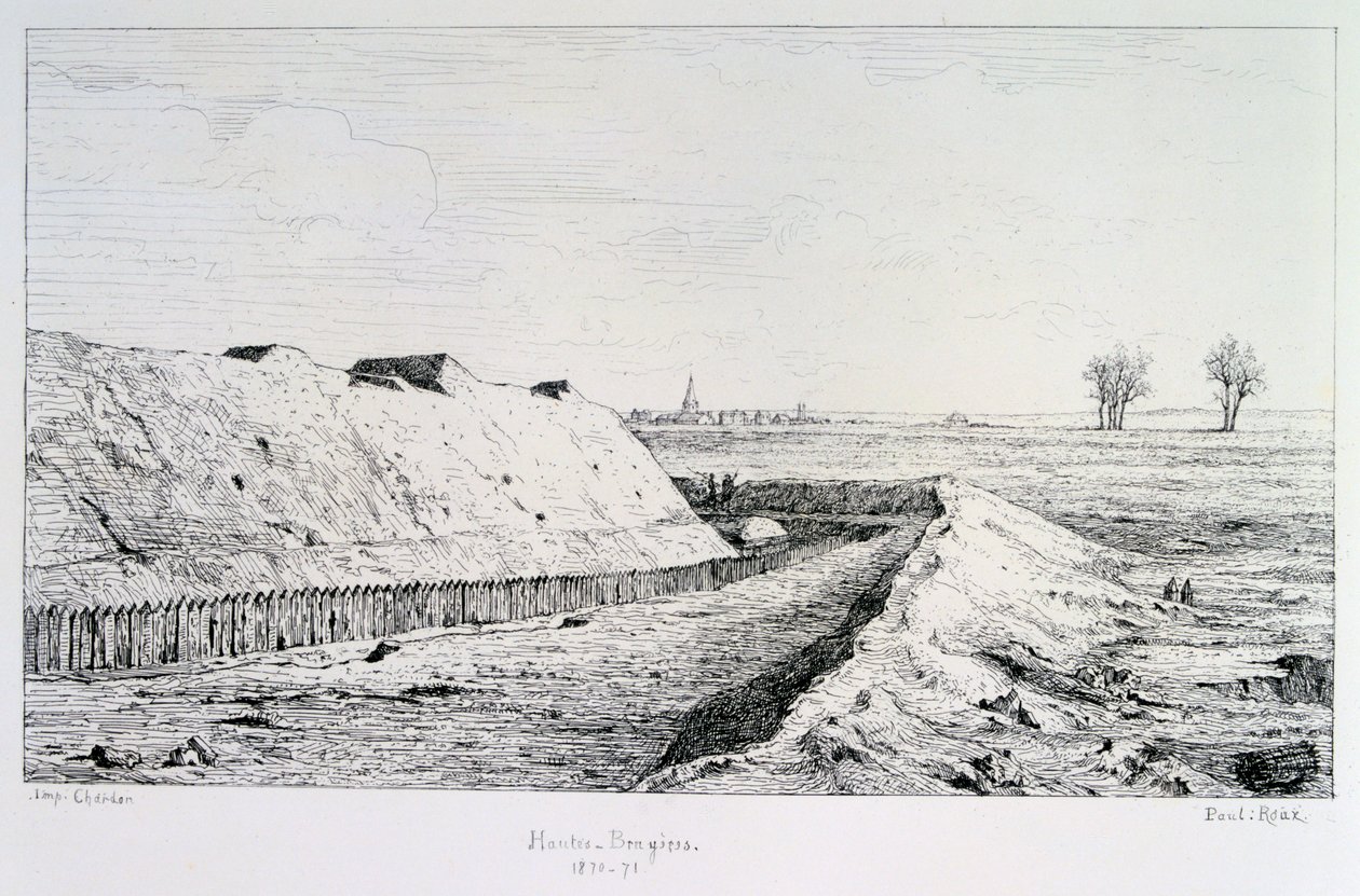 Haute Brugeres, Paris segrar, 1870-1871 av Paul Roux