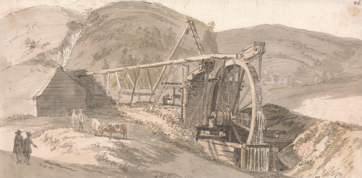 Lord Hopetoun Lead Mines av Paul Sandby