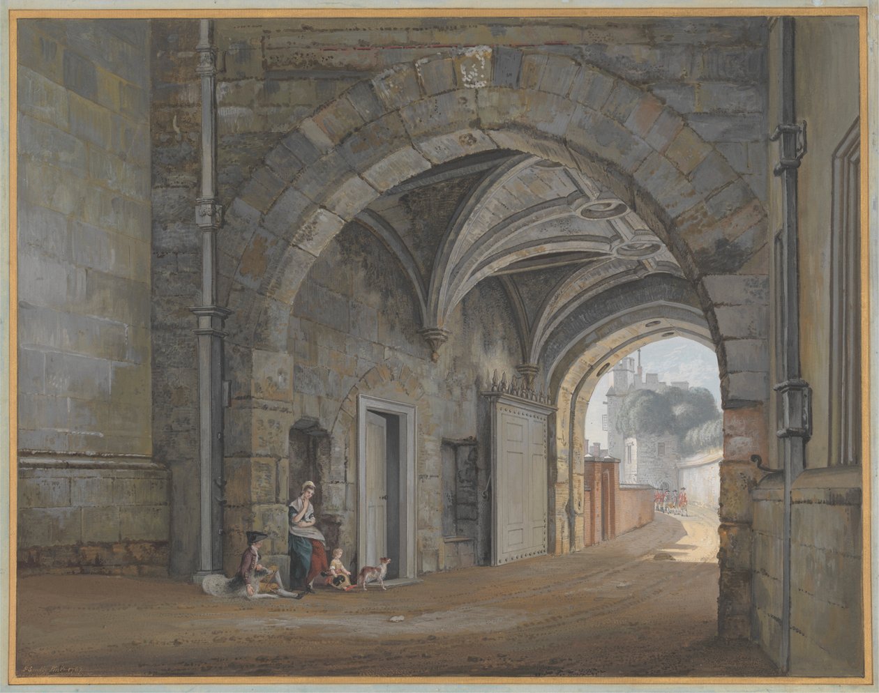 Drottning Elizabeth Gate av Paul Sandby