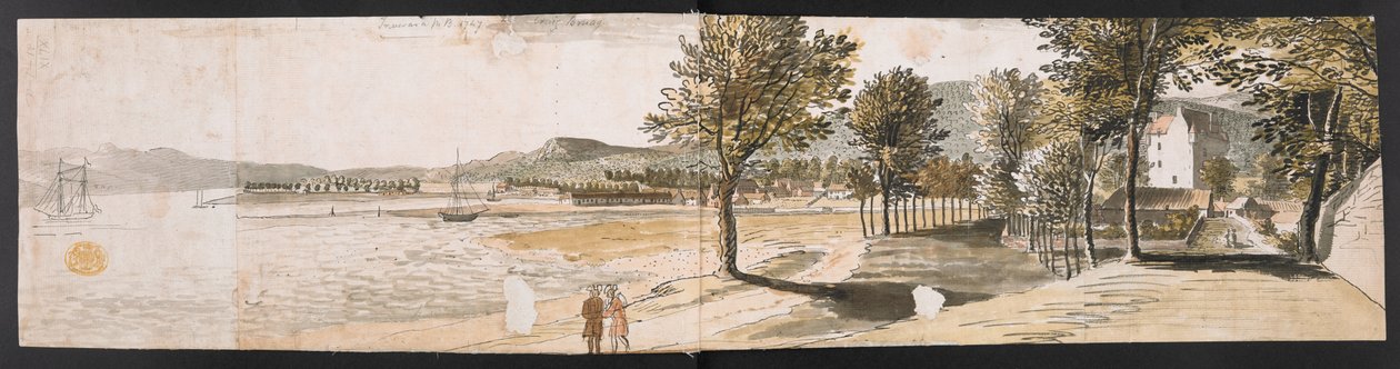 Utsikt över Inveraray av Paul Sandby