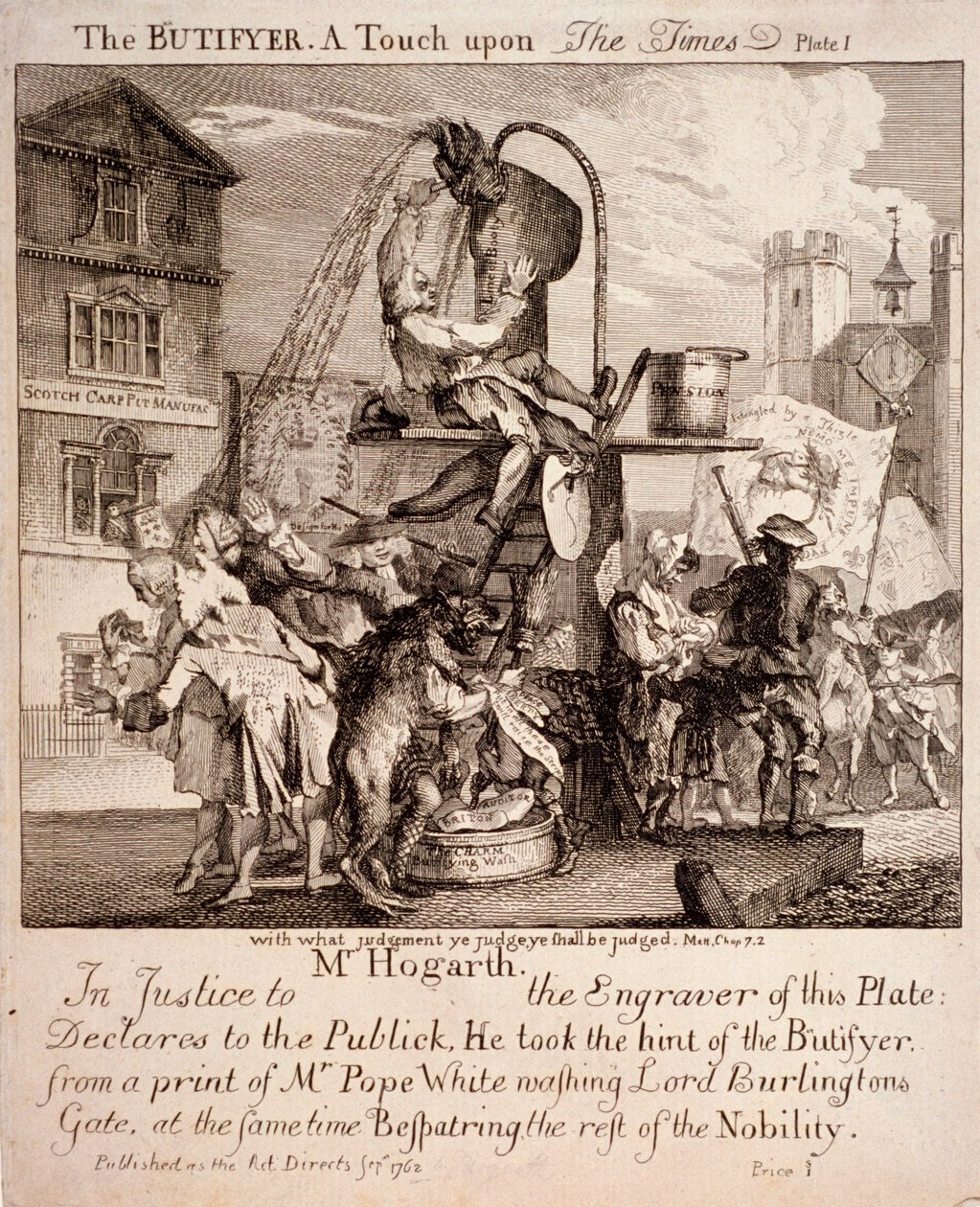 William Hogarth, 1762 av Paul Sandby