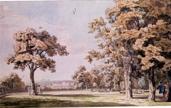 Windsor Castle: från Great Park av Paul Sandby