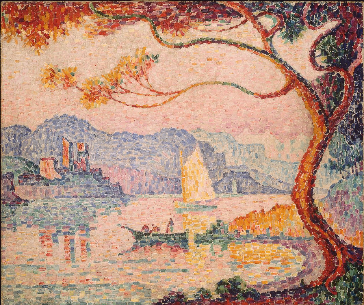 Antibes, Little Port av Bacon, 1917 av Paul Signac