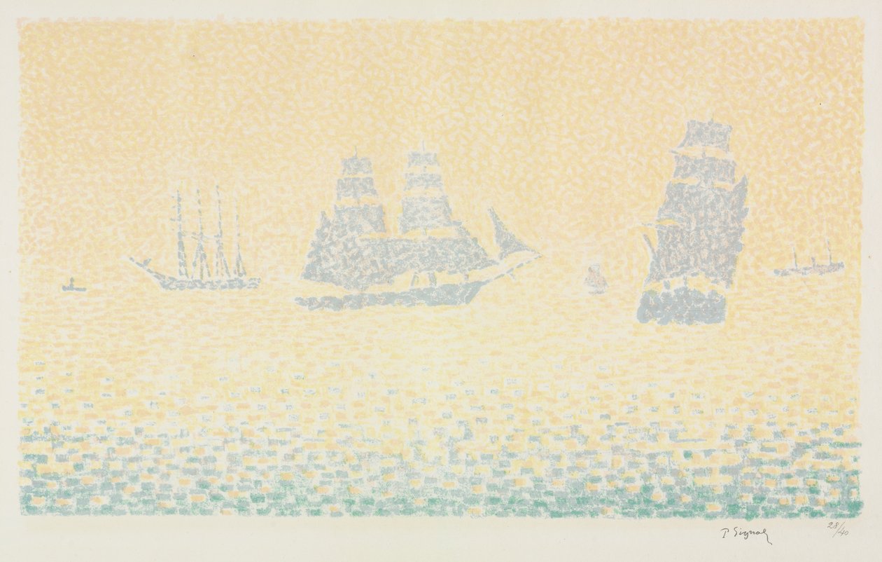 Båtar av Paul Signac