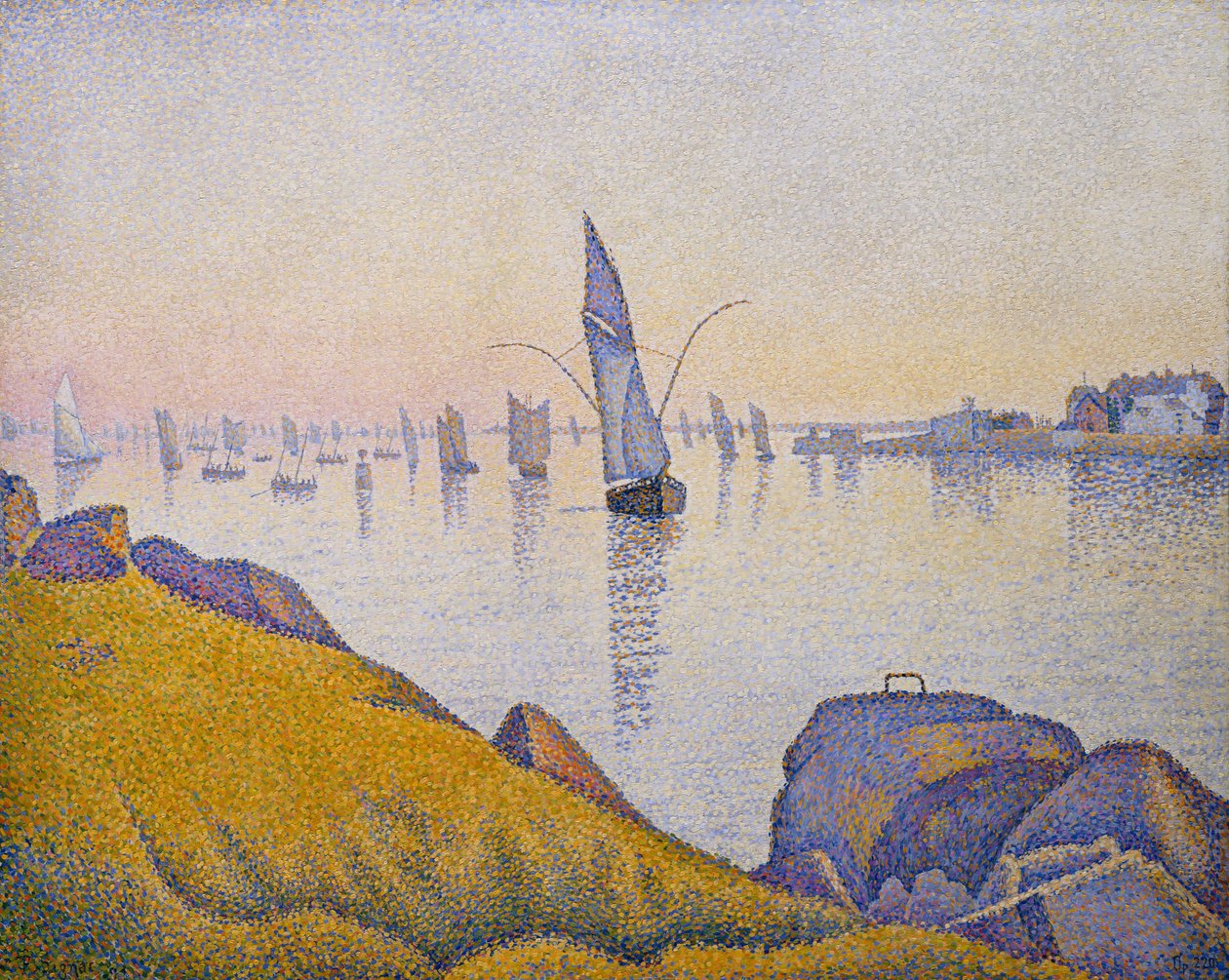 Evening Calm, Concarneau, Opus 220 (Allegro Maestoso) av Paul Signac