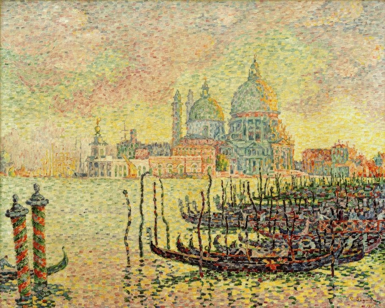 Canal Grande (Venedig) av Paul Signac