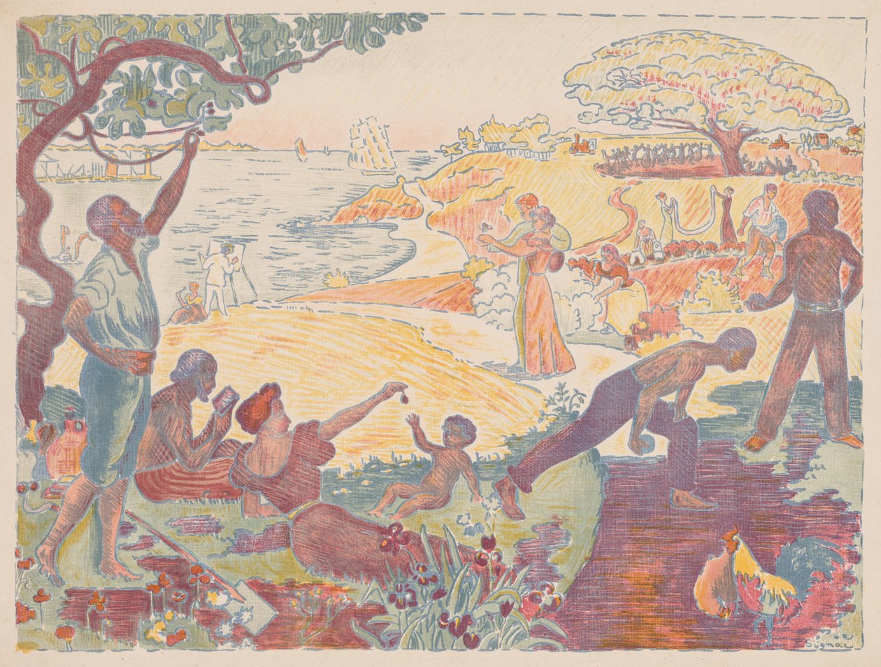 Harmoniska tider av Paul Signac