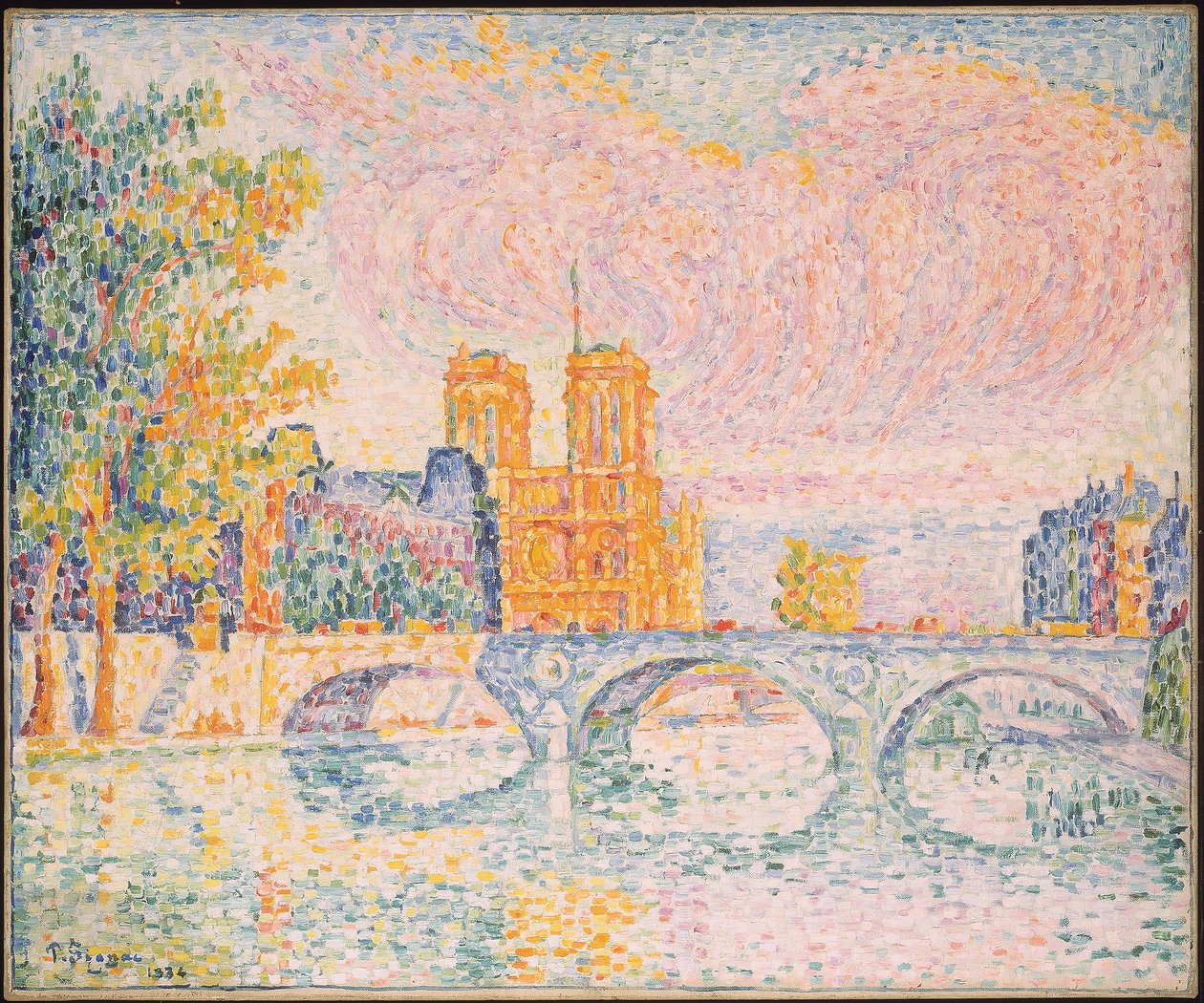Staden. Paris av Paul Signac