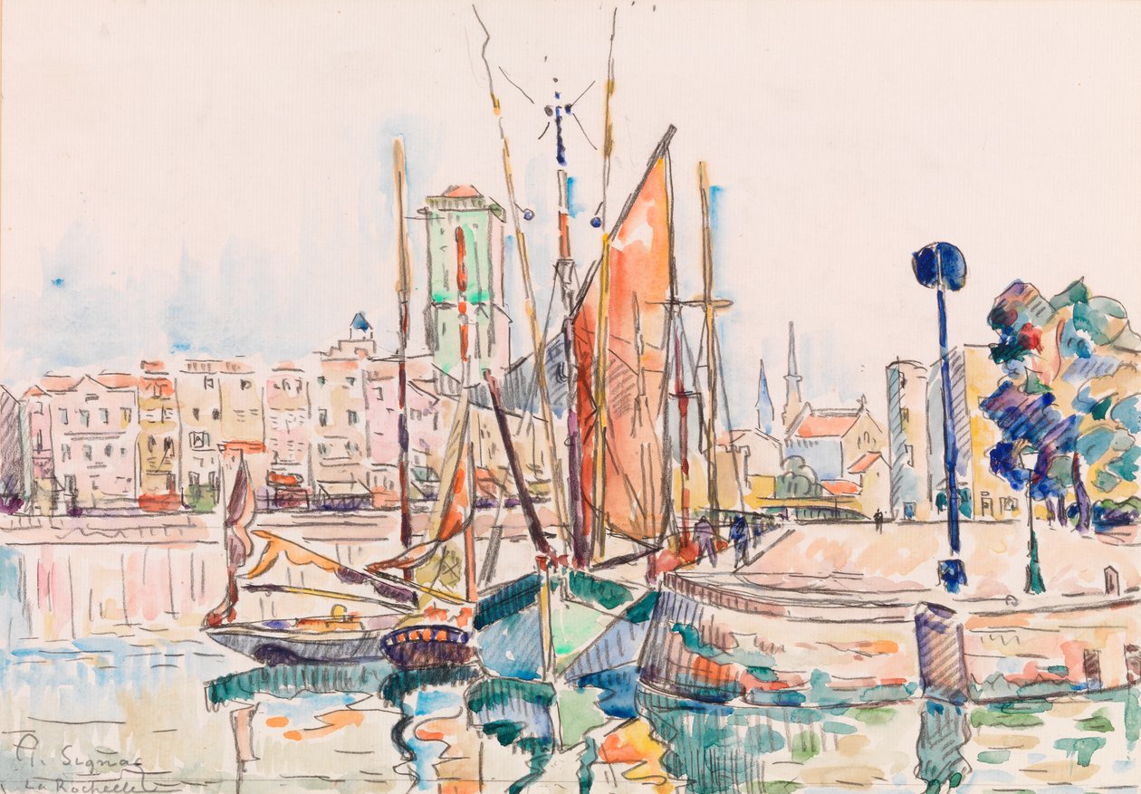 La Rochelle av Paul Signac