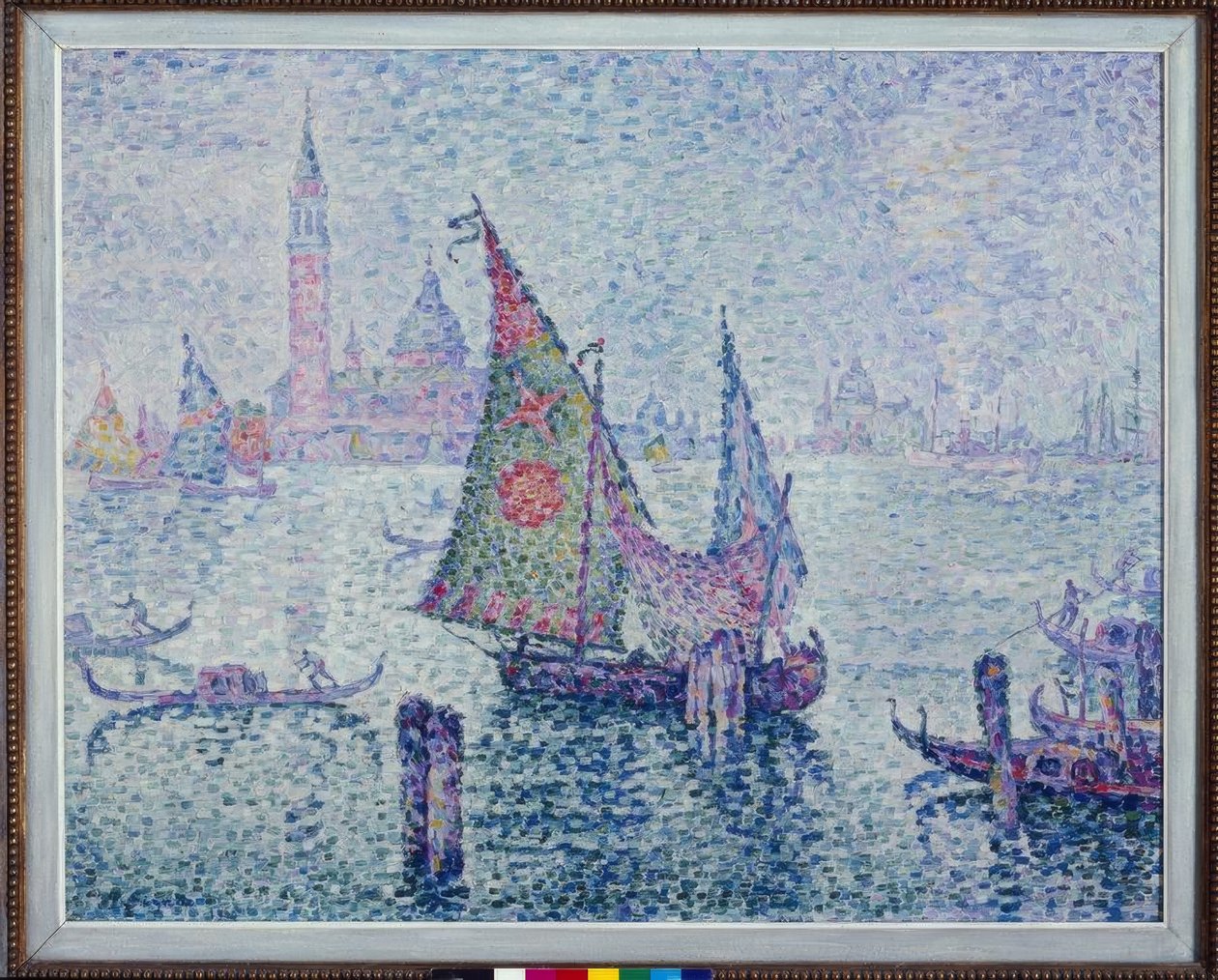 Det gröna seglet, Venedig av Paul Signac