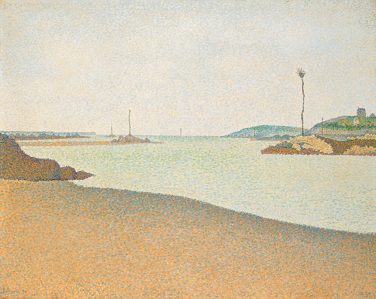Beacons, Saint-Briac, 1890 av Paul Signac