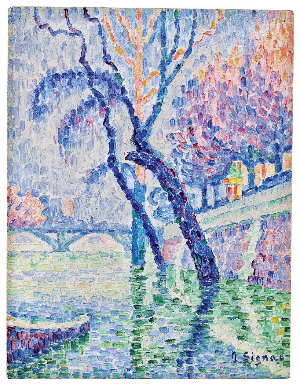 Konstbron, översvämning, 1930 av Paul Signac