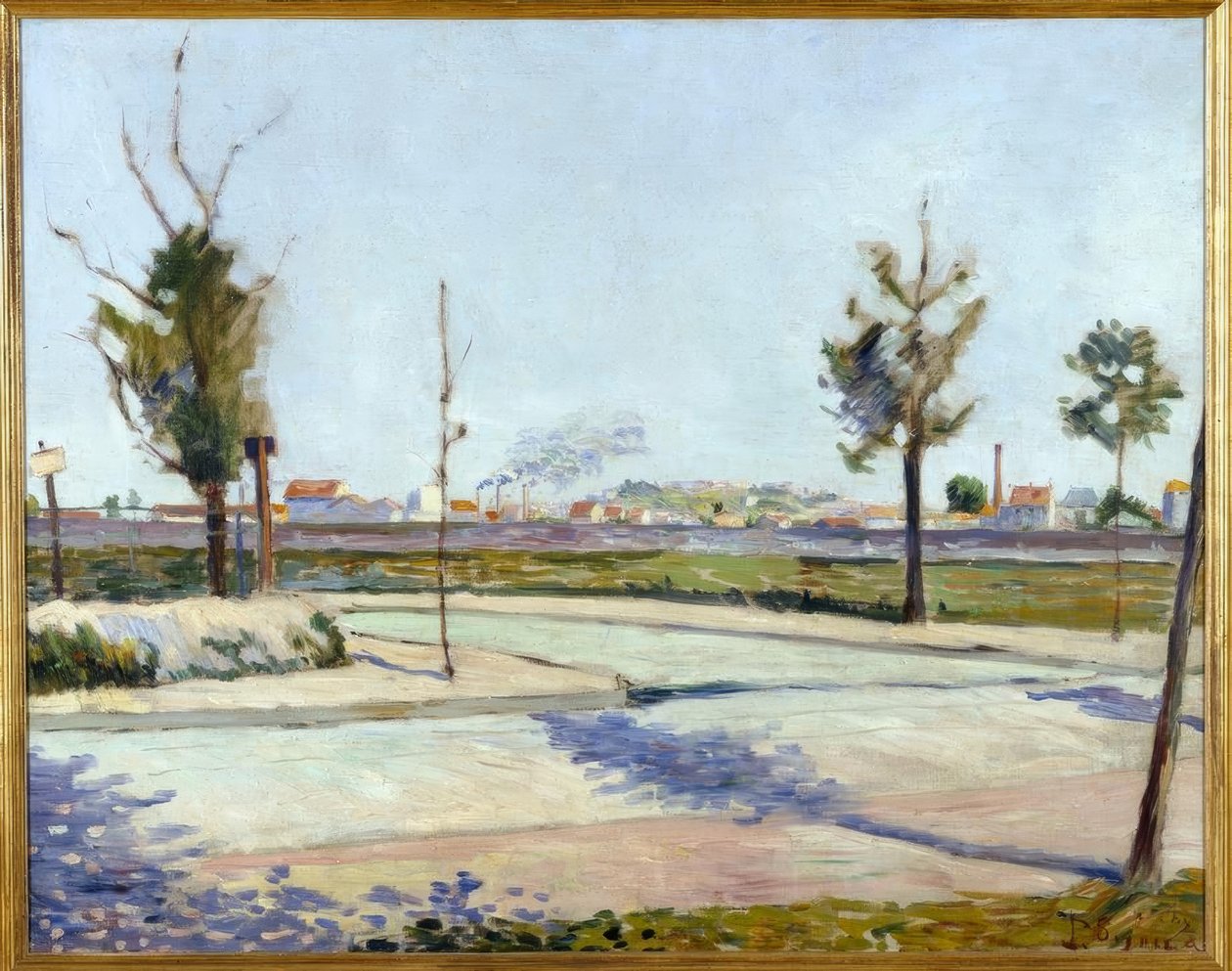 Route de Gennevilliers av Paul Signac