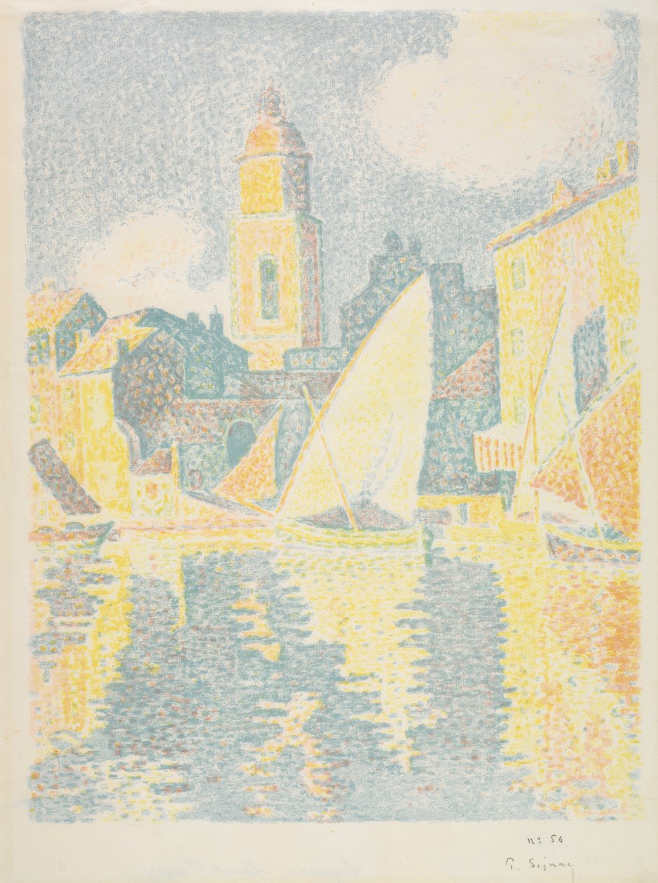 Saint-Tropez: Hamnen av Paul Signac