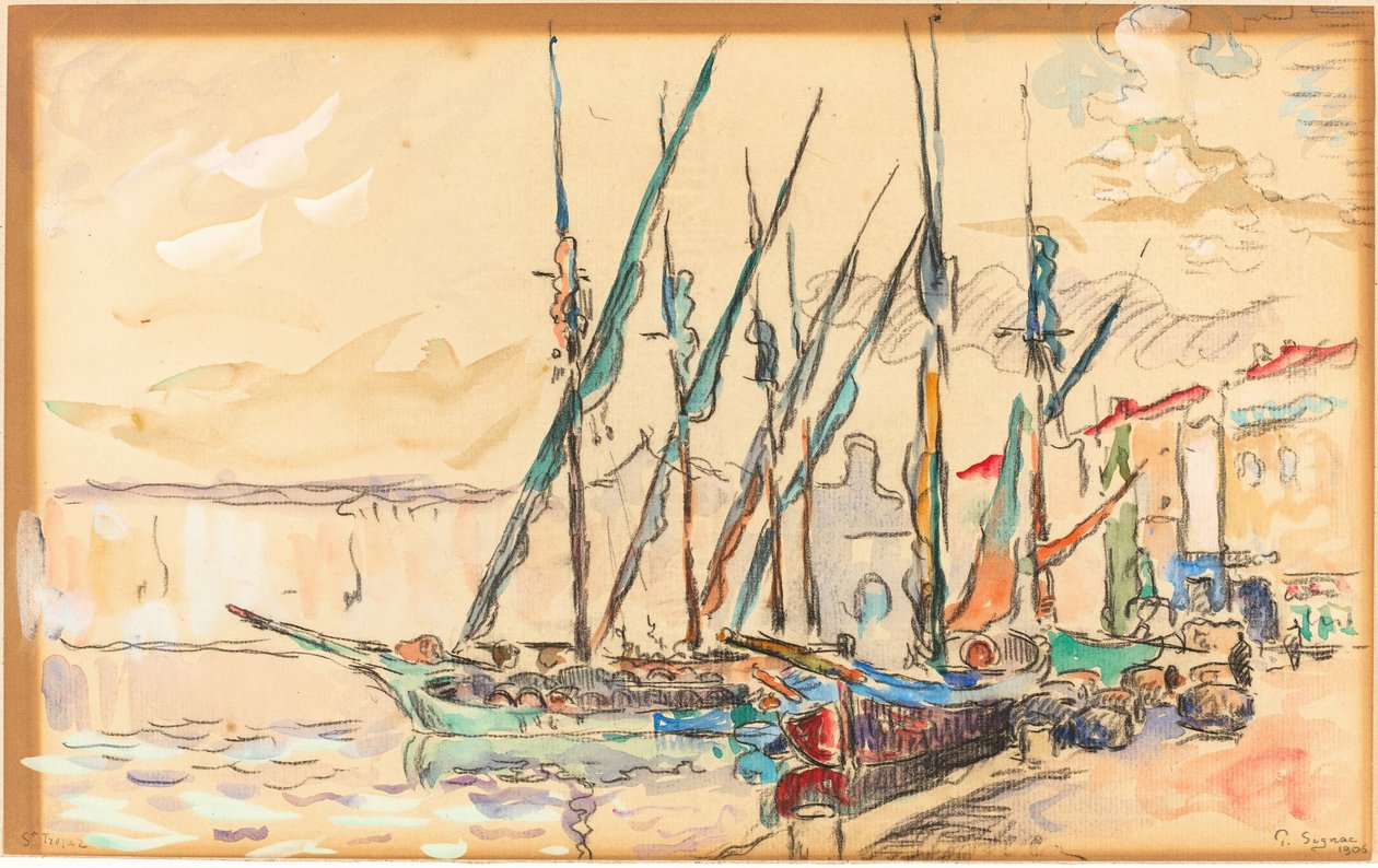 St. Tropez av Paul Signac