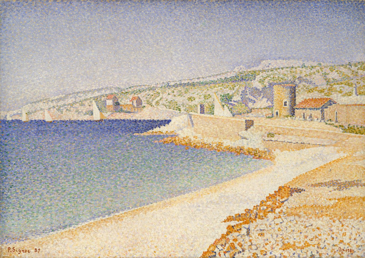 Kajen vid Cassis, Opus 198 av Paul Signac