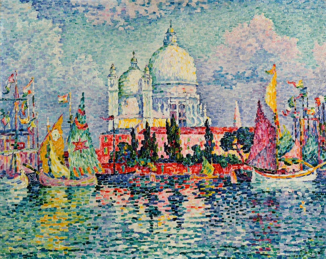 Hälsningen, 1908 av Paul Signac