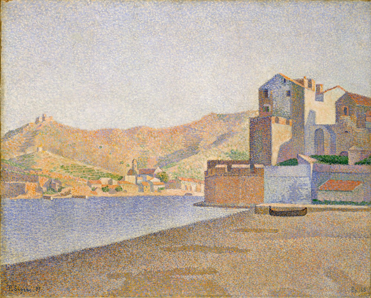 The Town Beach, Collioure, Opus 165 av Paul Signac