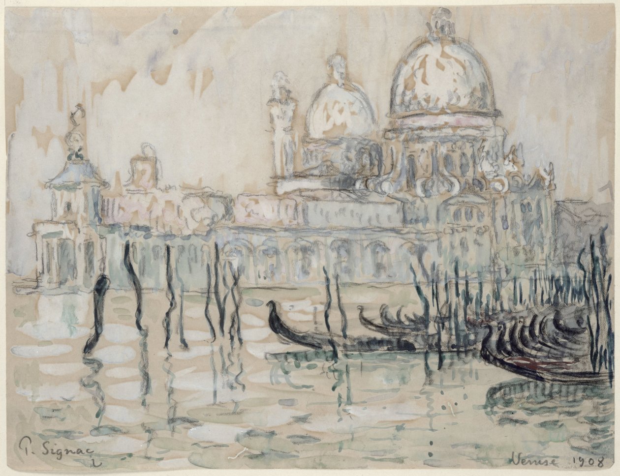 Venedig, 1908. av Paul Signac