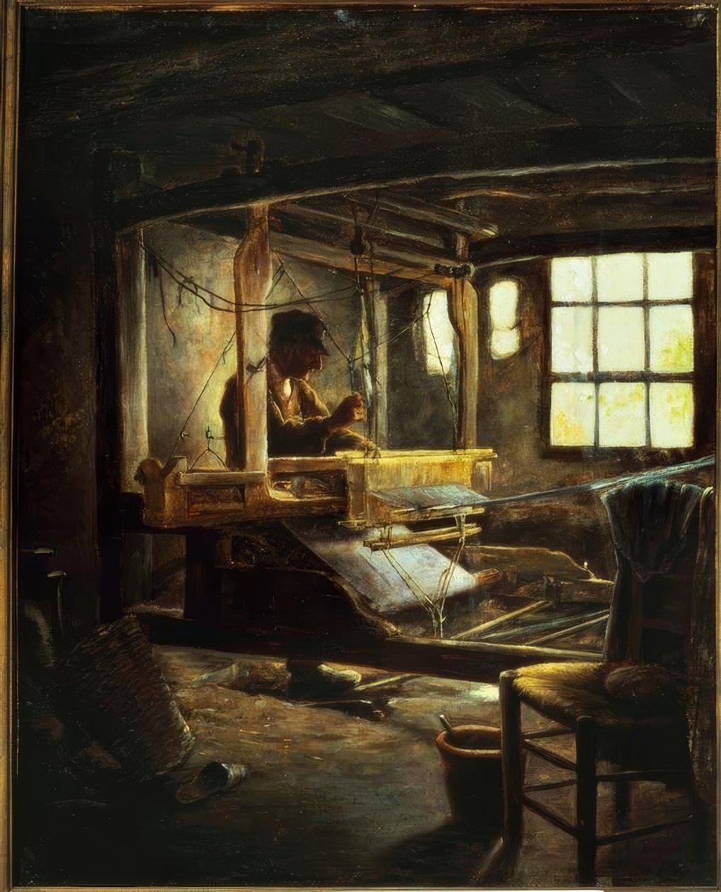 Bretonischer Weber av Paul Sérusier