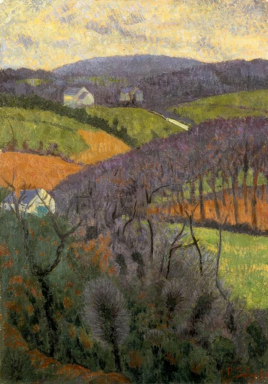 P.Sérusier, La vallée mauve / Gemälde, 1917 av Paul Sérusier