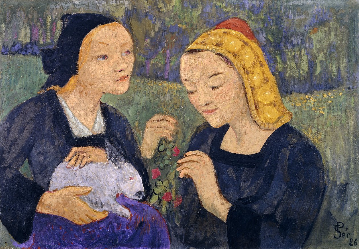 Avgifterna; Les Fees, 1926 av Paul Sérusier