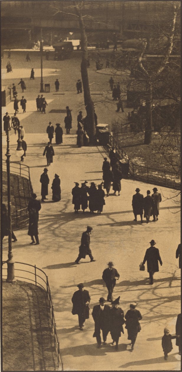 Stadshusparken, New York av Paul Strand