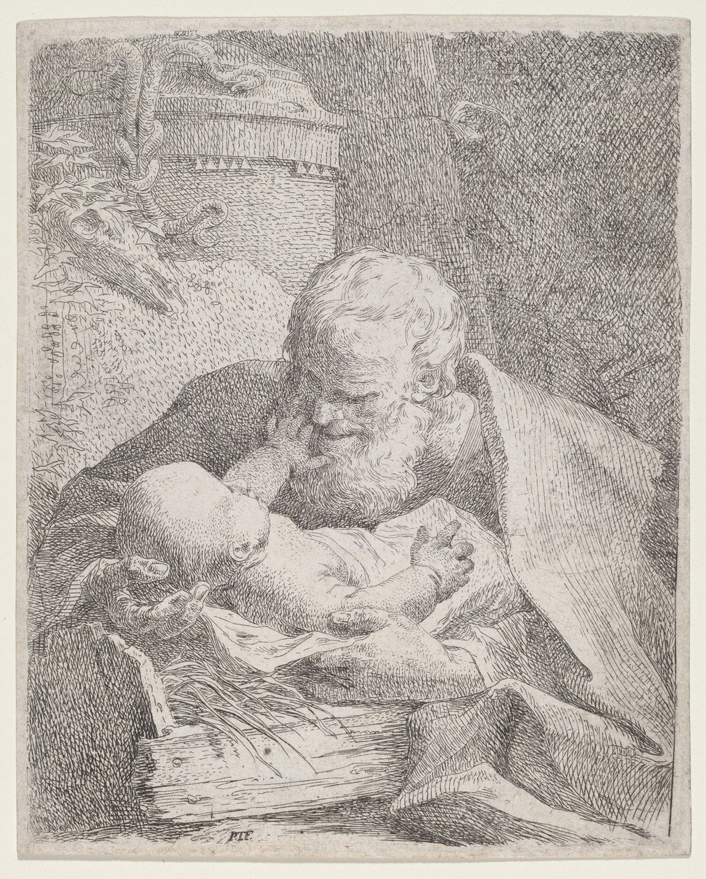 Saint Joseph med Kristusbarnet av Paul Troger