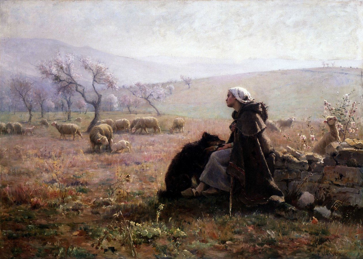 Vår, cirka 1877 (olja på duk) av Paul Vayson