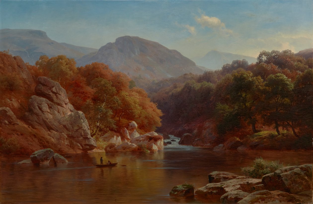 Landskap i Pennsylvania 1862 (olja på duk) av Paul Weber