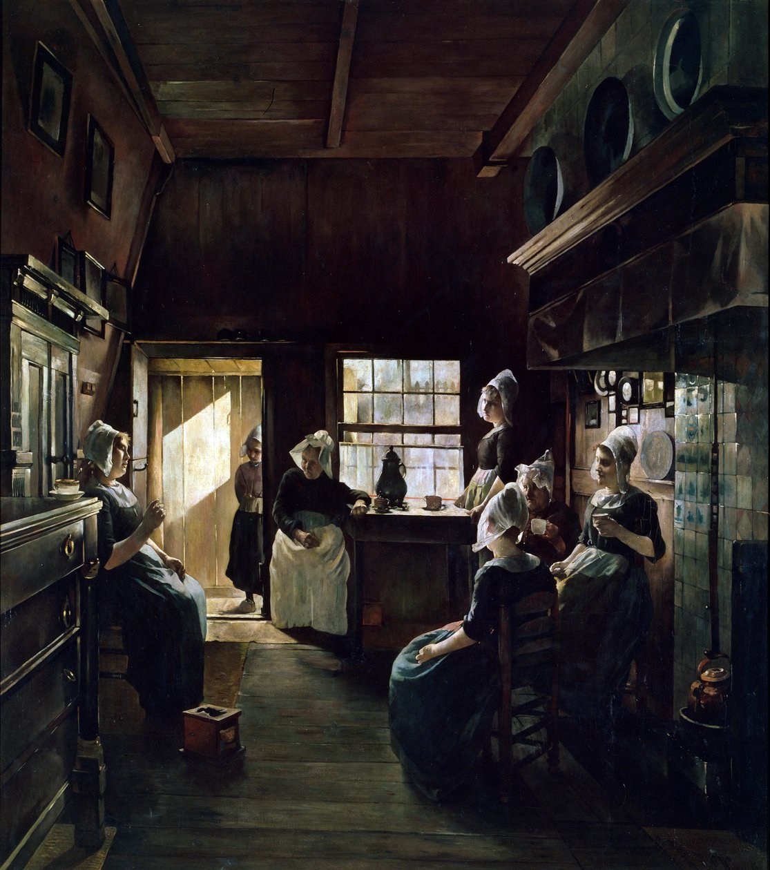 Samtal, 1888. av Paul Weimar