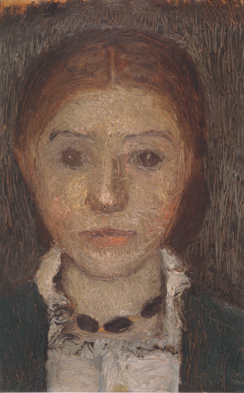 Självporträtt med en kedja av Paula Modersohn Becker