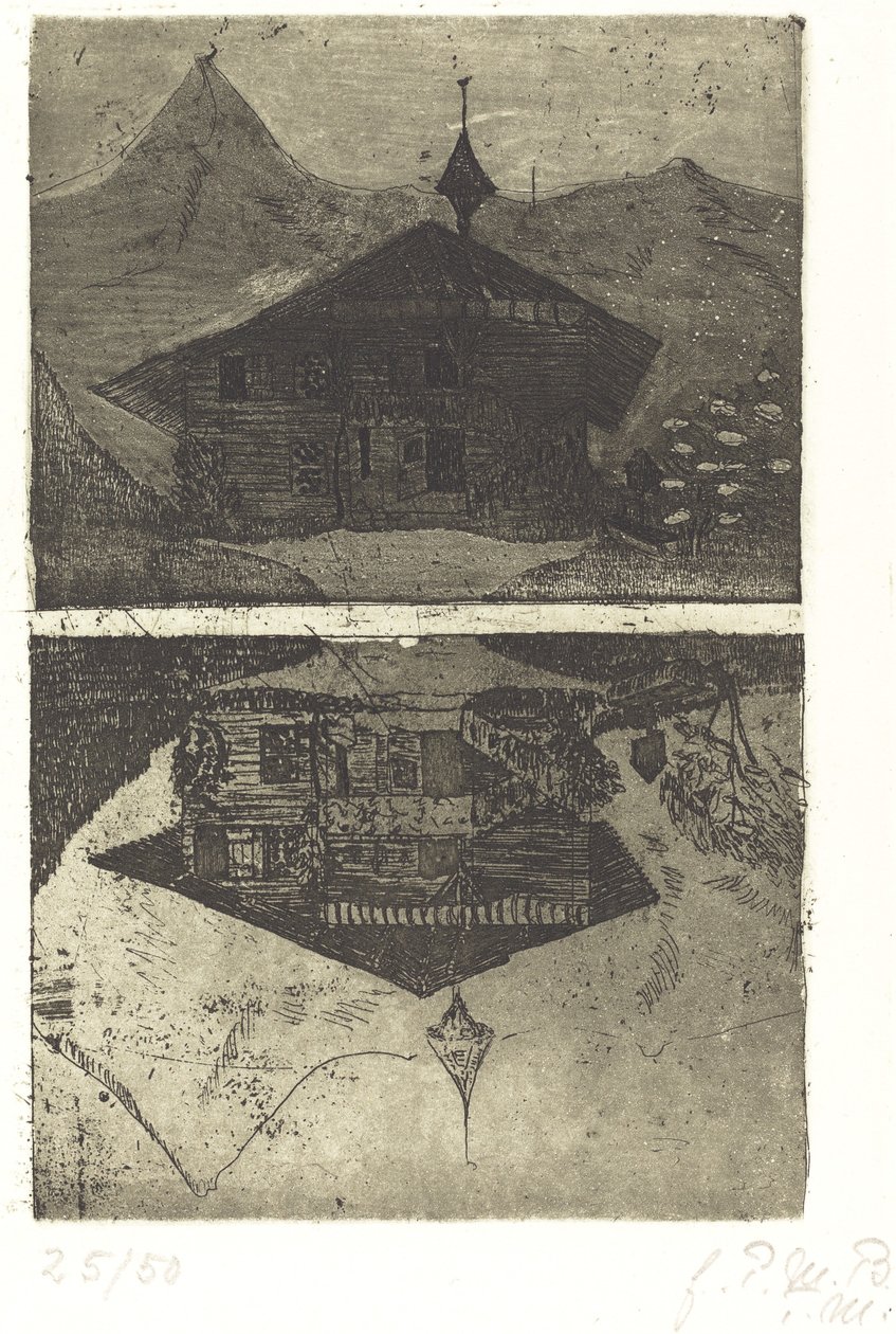 Chalet av Paula Modersohn Becker