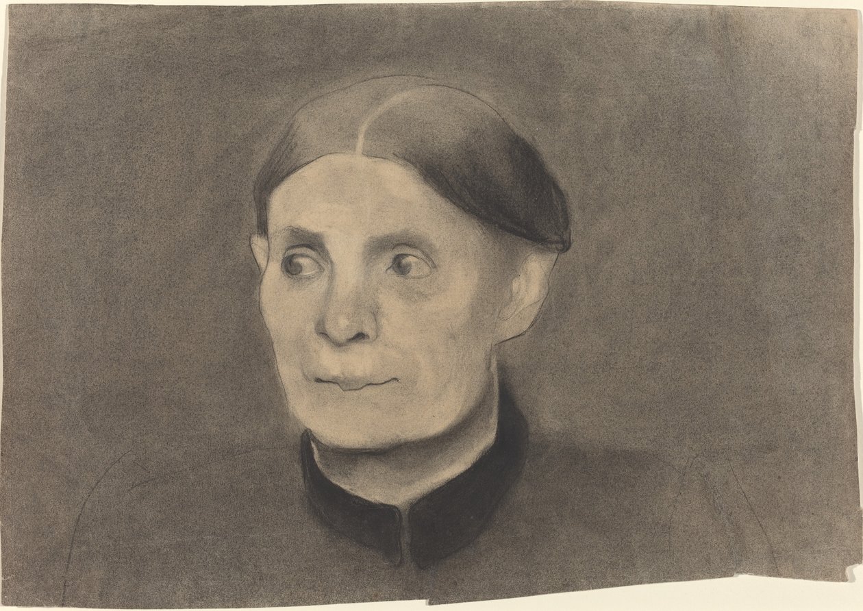 Porträtt av en kvinna av Paula Modersohn Becker