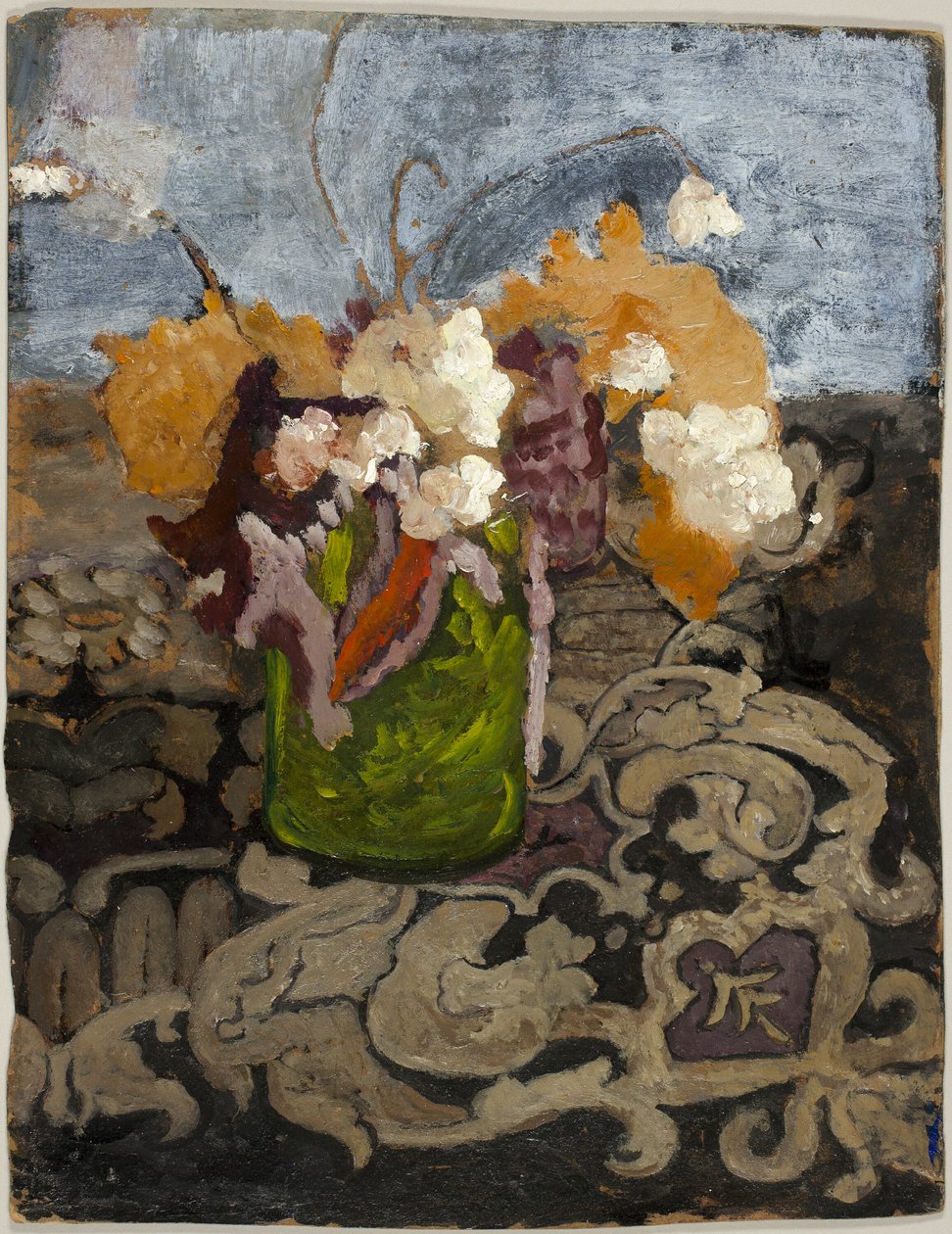 Stilleben med grön vas av Paula Modersohn Becker